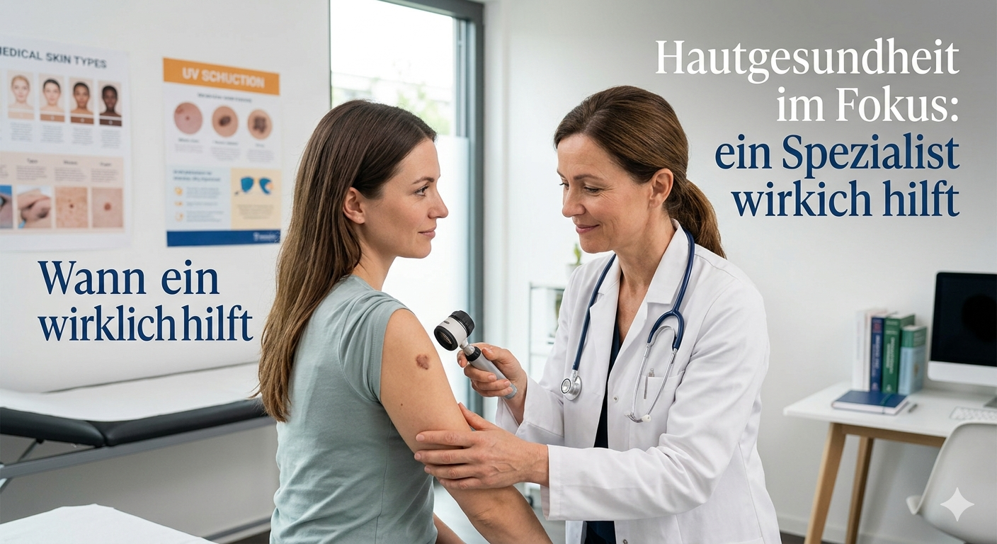 Hautgesundheit im Fokus Wann ein Spezialist wirklich hilft